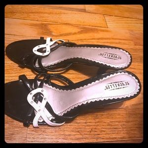 Heels in decent condition. Just don't wear them